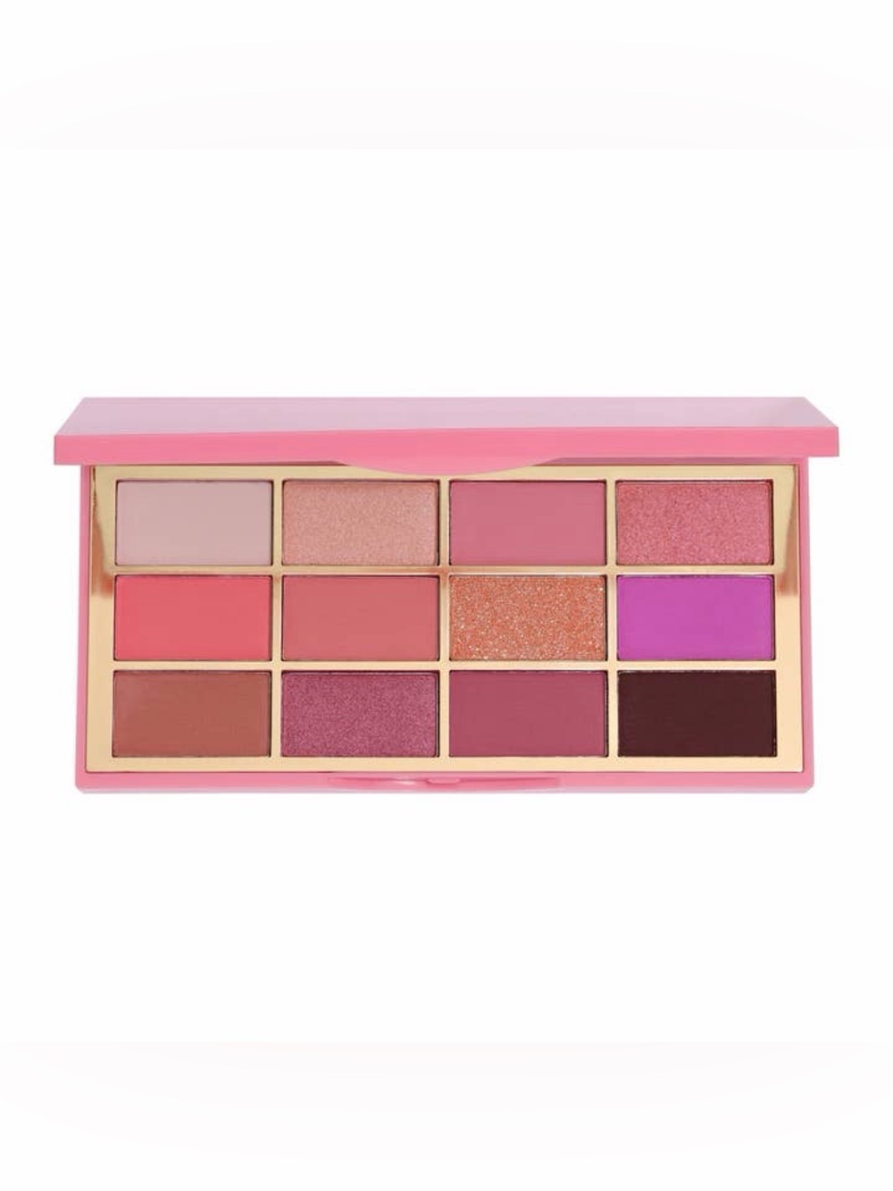 Cheeky Rose Beauty Electric Rose Eyeshadow Palette with 12 shades - Multi Pink